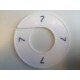 Maatring 9 cm wit/zw 7 
